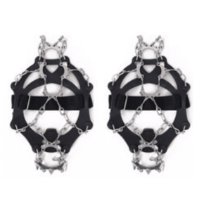 Ice Claw Mountaineering Ice Climbing Shoe Cover (Option: Black-L)